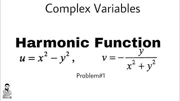 7. Harmonic Function | Problem#1 | Complete Concept