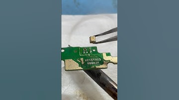 soldering iron replace digital mic #shorts #mobilerepairing OM Mobile