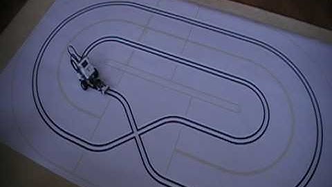 NXT Line Follower With Crossroad