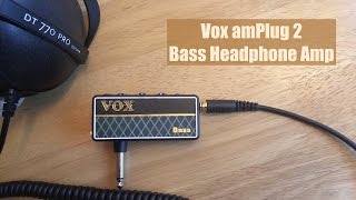 VOX amPlug 2 - Bass Headphone Mini Amp (4K)
