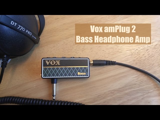 VOX amPlug 2 - Bass Headphone Mini Amp (4K) - YouTube