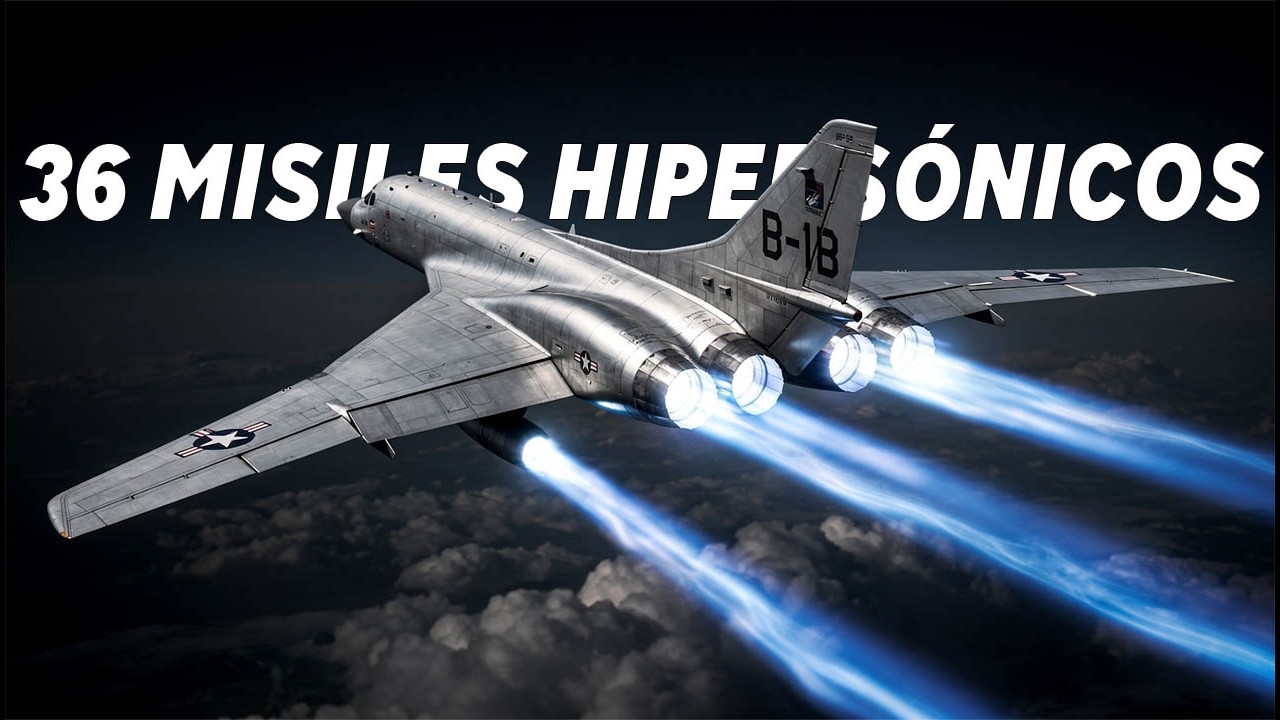 ¡REVELADO! El B-1B Lancer Lleva 36 Misiles Hipersónicos: La Bomba que NADIE Esperaba
