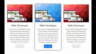 How to Design Card With Bootstrap | Card design  in 5 mins | Bootstrap 4 profile Cards