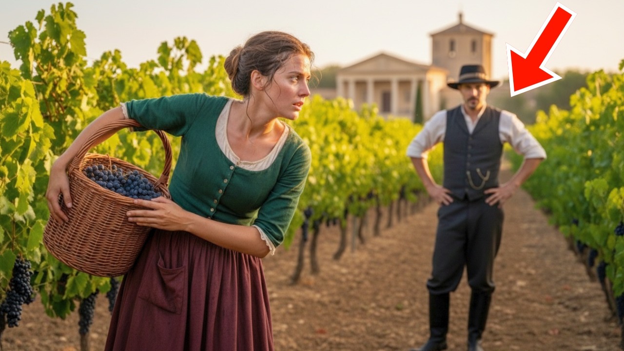 Owdowiały Baron nigdy nie kochał w ten sposób aż zobaczył biedną kobietę między winoroślami