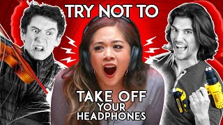 Try Not To Take Off Your Headphones Challenge | SIBLING vs. SIBLING