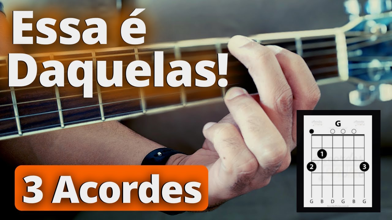 Aprenda Uma Música Fácil Do Bruno e Marrone Com Apenas 3 Acordes No Violão (Versão Simples e Bonita)