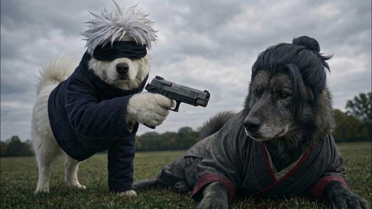 Kojo Dog Rookie (Jujutsu Kaisen) Gojo vs 🧠 Kenjaku . Dog vs Dog Ultimate battle (JJK ...