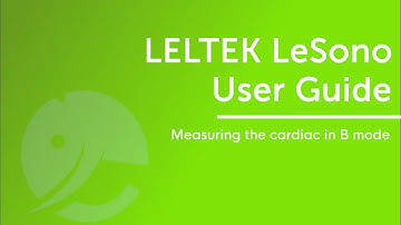 3-18. Measuring the cardiac in B mode【LELTEK LeSONO User Guide】