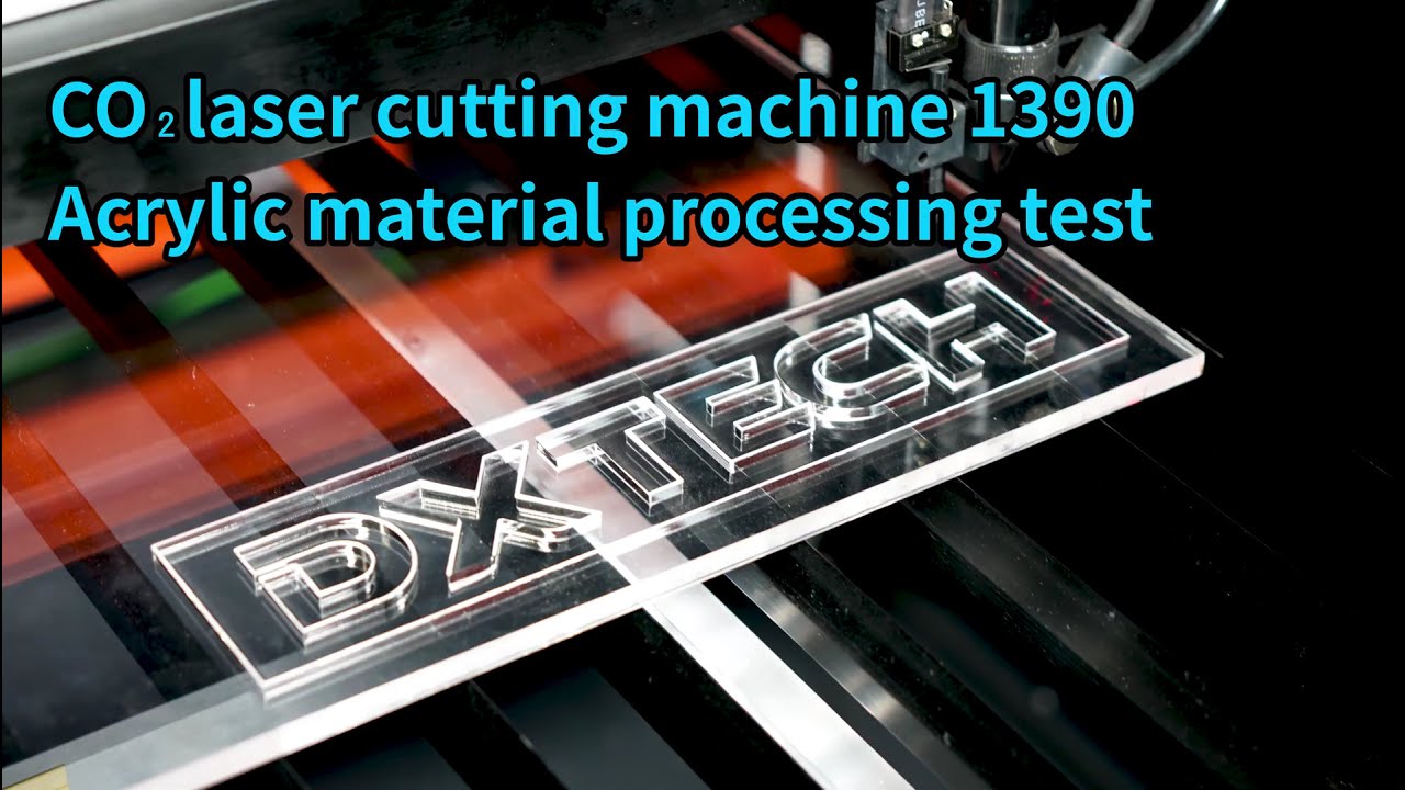 This is the Best Acrylic Laser Cutting Machine! DXTECH 1390 CO2 Laser Cutting Machine YouTube