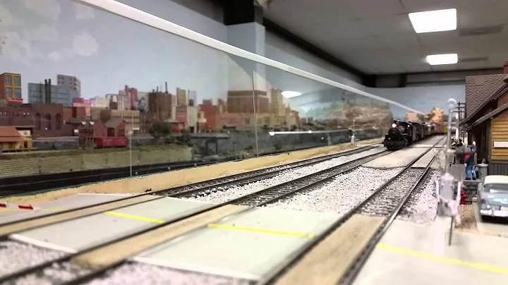 Double headed Moguls Running at the Treasure Coast Model Railroad Club and Historical Society