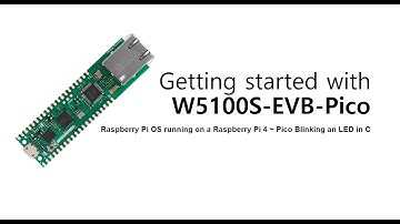 W5100S-EVB-Pico from Raspberry Pi 4B development environment to LED blink example