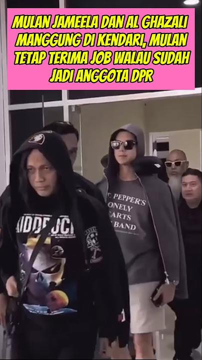 Mulan Jameela dan Al Ghazali Manggung di Kendari #mulanjameela #alghazali