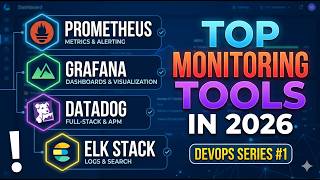 Monitoring Tools Explained: Prometheus, Grafana, ELK &amp; More | DevOps Monitoring Complete Guide