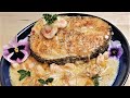 Окунь в Манго-Кокосовом Соусе с Креветками. Рецепт Димы Кулинахера. Seabass in spicy sauce. Eng Subs