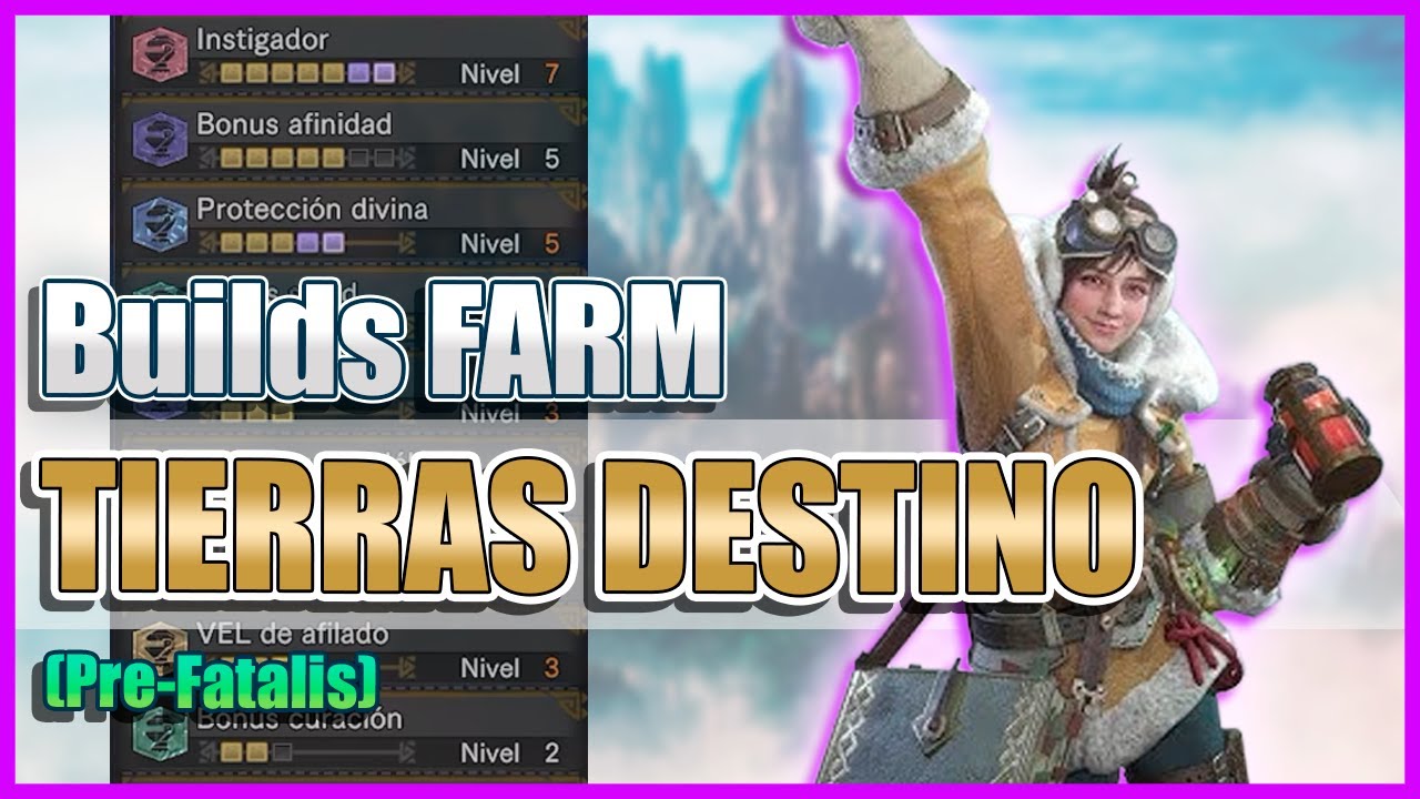 SET-BUILDS para DOMINAR las TIERRAS DESTINO (Pre-FATALIS) | MHW: Iceborne