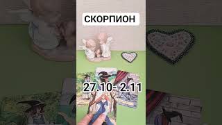 СКОРПИОН 🔮 27.10- 2.11 #shorts #кинезиология #таро #таромастер #tarot #таролюбовь #диагностикатаро