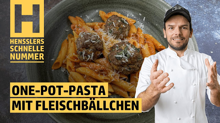 Schnelles One-Pot-Pasta mit Fleischbällchen aus dem Philips Airfryer Dual Basket vom Henssler