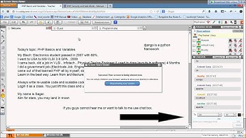 Apache and PHP configurations and First PHP program Part 4/5