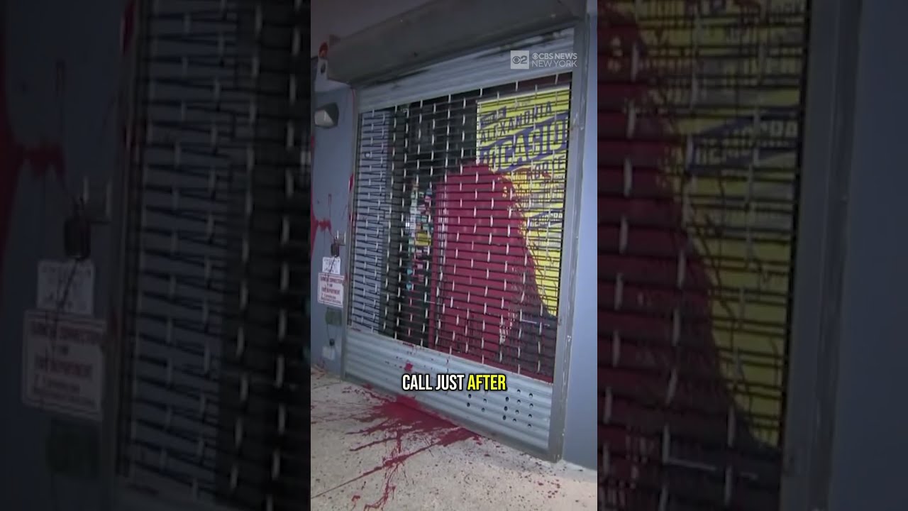 AOC's campaign office vandalized with red paint in NYC