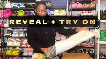 Crocs Comfort New Cozy Leopard clog Reveal + Try on #unfurgettable #crocreveal #crocsreveal #newclog