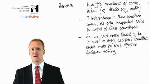 LSBF ACCA P1: Separated Board Committees with Paul Merison