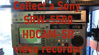 Road trip to collect £76k Sony SRW-5500 HDCAM-SR recorder  (+ Philips VR2324 + Panasonic SVHS)