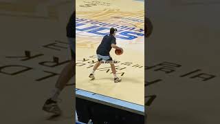 Kevin Quiambao Showing His Dribbling Skills Before The Game kbl kevinquiambao goyangsonoskygunner