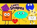 Basic Shapes for Kids 🔵🟥 Triangle, Circle &amp; More! | Bright Minute