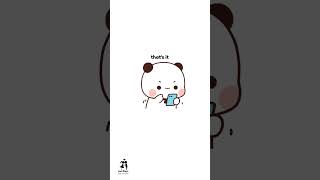 Don't talk to me #cartoon #bubududu  #love #cute #animation #kawaii #bubududustatus #shorts