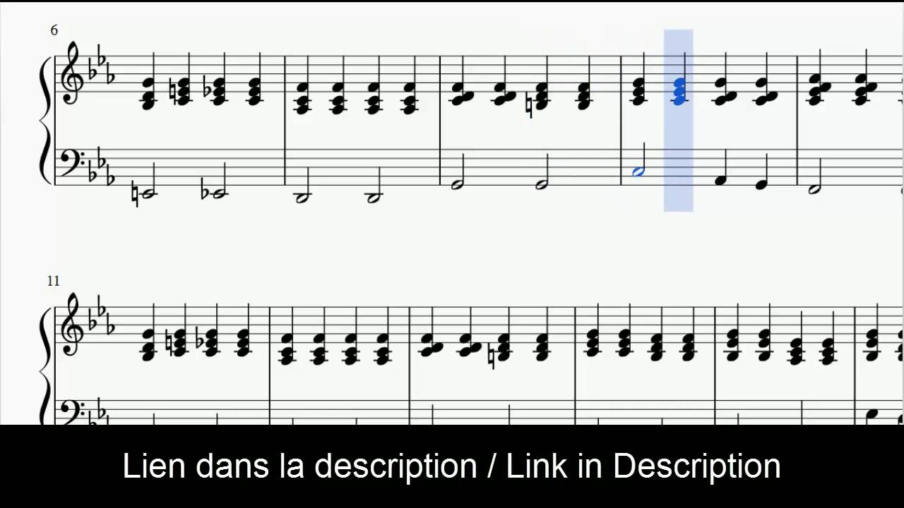 Un homme heureux - William Sheller - Piano sheet - YouTube