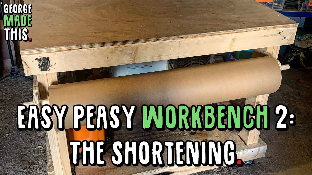 Making the Workbench SMALLER - Was this a mistake? // Shop Projects