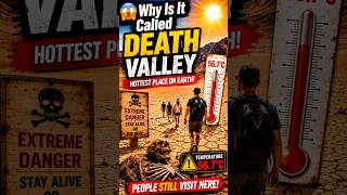 😱 Why Is It Called Death Valley? | The World's Hottest Place 🔥 #Heaven on earth #facts 🌎