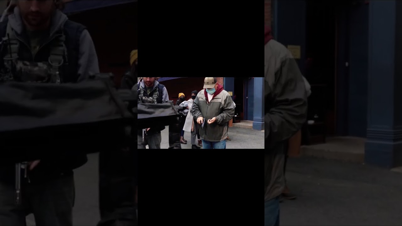 Behind the scenes: Weapons Safety check! All non-firing prop guns! 