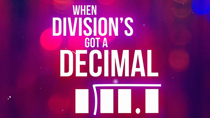 How to Divide with Decimals | Decimal Division Song