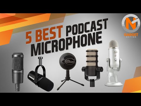 5 Best Podcast Microphone 2021