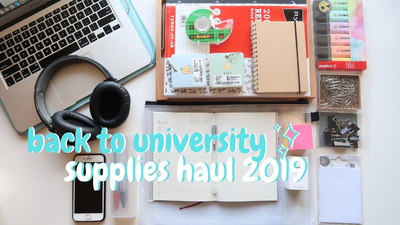 ✨ back to school/uni supplies haul 2019 | viola helen