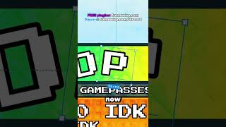 Roblox gamepass shop UI with animations — no scripting #figma #roblox #robloxdev #gamedev