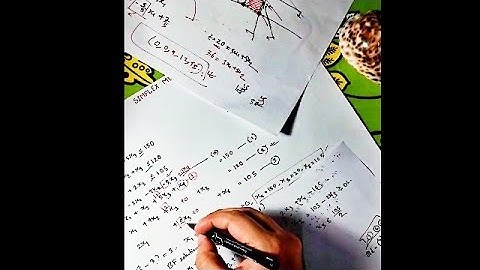 #7 Simplex Method Algebraic Form Final part