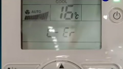 c-er error in daikin problem solve || filter blinking daikin ac remote
