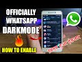 Official Darkmode WhatsApp In Andriod !  | How To Enable |  New And Biggest Update In WhatsApp |