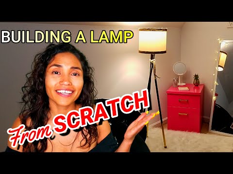 Video: Do-it-yourself lampshades for a floor lamp. How to make a lampshade for a floor lamp