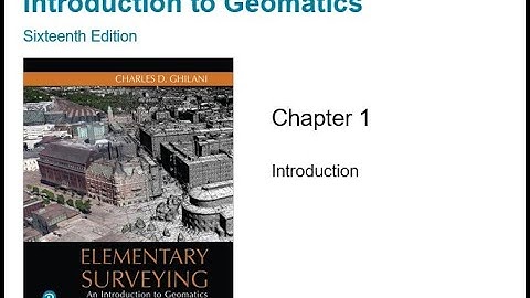 Surveying 1 - Module 1 lecture