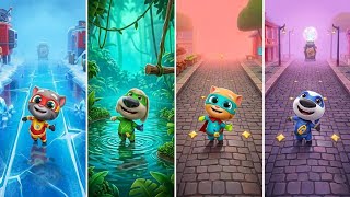 Talking Tom Hero Dash Super Tom,Super Ben,Super Ginger,Super Hank Androidios Gameplay