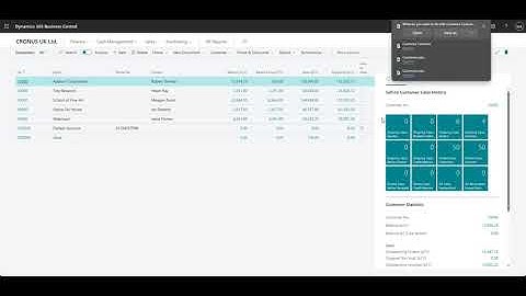 Open and Edit in Excel with Business Central