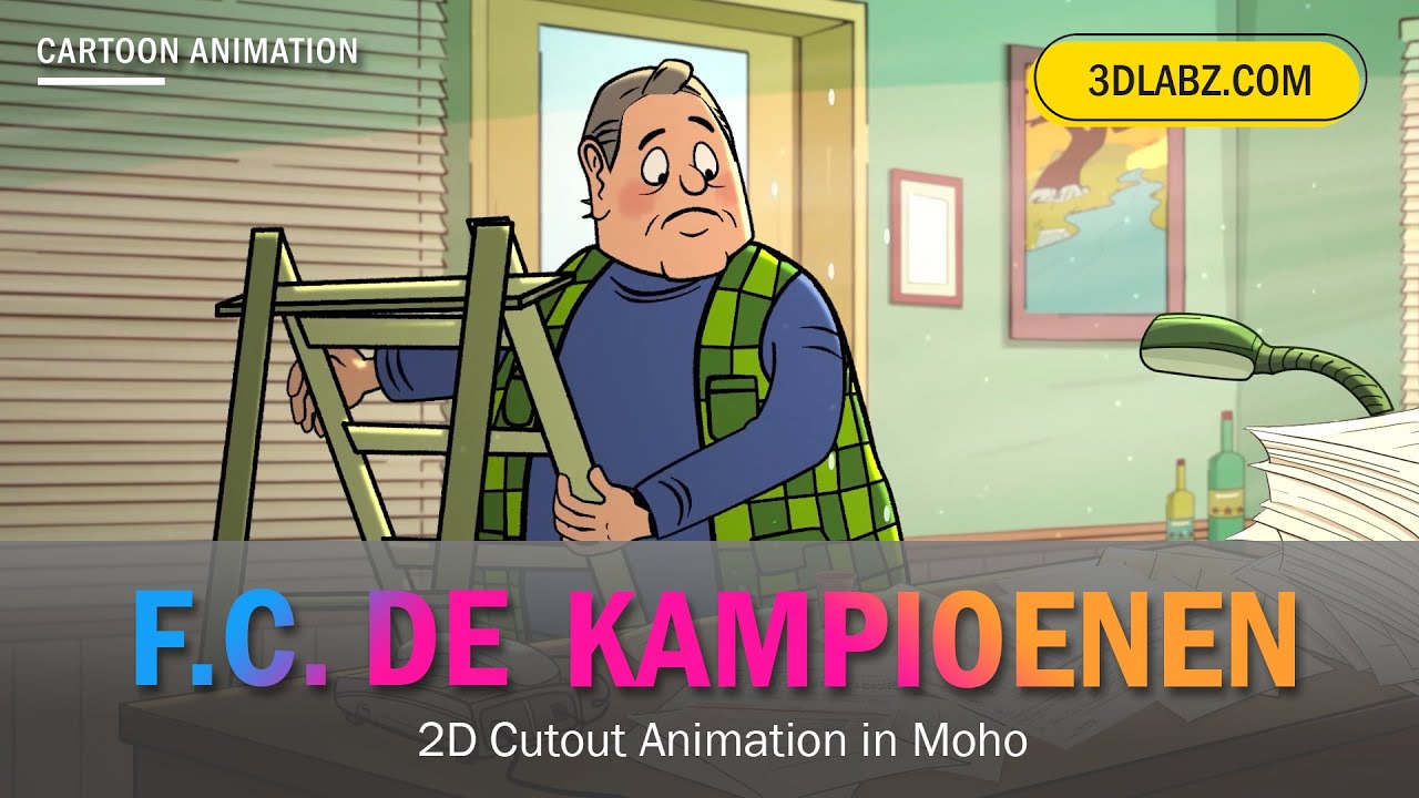 Анимация FC De Kampioenen - 2D-анимация в Moho