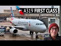 American Airlines A319 First Class - Dallas to Pittsburgh