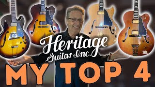 My Top 4 Heritage Archtop Guitars - Heritage Jazz Guitar Demo