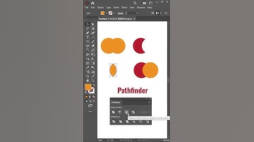 How to use pathfinder in illustrator I short I pathfinder I abode illustrator I #pathfinder