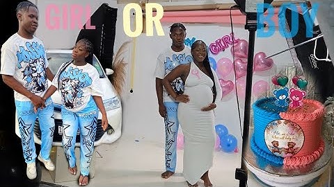 OUR BABY GENDER REVEAL / PHOTO SHOOT GIRL OR BOY THE WAIT IS OVER