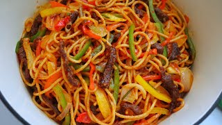 MOST DELICIOUS SPAGHETTI JOLLOF RECIPE